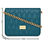 KLEIO Quilted Sling Bag- Olive Green