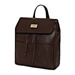 KLEIO Stylish Backpack- Dark Brown