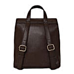 KLEIO Stylish Backpack- Dark Brown
