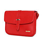 KLEIO Stylish PU Sling Bag- Red