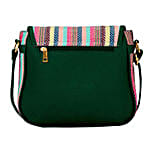 KLEIO Stylish Sling Bag- Dark Green