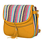 KLEIO Stylish Sling Bag- Mustard