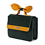 KLEIO Top Bow Sling Bag- Green
