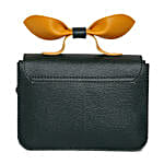 KLEIO Top Bow Sling Bag- Green