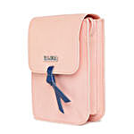 KLEIO Trendy Mobile Pouch Sling Bag- Pink