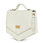 KLEIO Unique Sling Bag- White