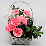 Lovely 24 Pink Carnations Bouquet