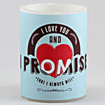 Promise Day Special Hollow Candle & Cadbury Almond Treat