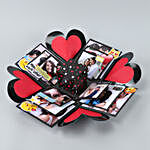 Personalised Photos Box Of Love Heartagon