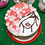 Choco Lady Designer Cake- 1 Kg