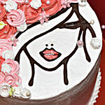 Choco Lady Designer Cake- 3 Kg Eggless