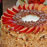 Fruit Walnut Designer Cake- 1 Kg Eggless