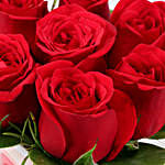 Red Roses In Love Birds Mug