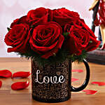 Red Roses In Love V-Day Mug