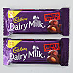 Personalised Couple Photo Mug With Cadbury Fruit N Nut Chocolates