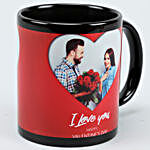 Personalised Couple Photo Mug With Love Table Top