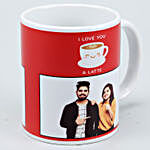 Personalised Couple Photo Mug With You Are Mine Table Top
