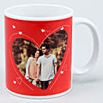 Personalised Couple Photo Pretty Mug With Rose Quartz Wish Tree