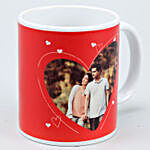 Personalised Couple Photo Pretty Mug With Rose Quartz Wish Tree