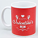 Valentines Mug With Pink Rose Quartz Wish Tree