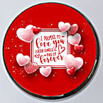 Forever Promise Chocolate Photo Cake Half Kg