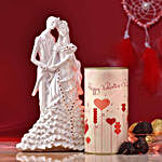 Romancing Couple Figurine & Blueberry Dates