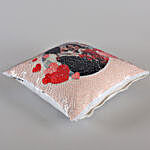 Personalised In-Love Sequin Cushion