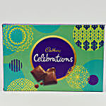 Red Carnations In FNP Love Sleeve and Cadbury Celebrations Box