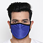 Athletic Black Face Mask With 2 Ply Protection