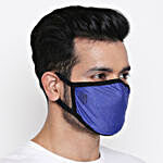 Athletic Black Face Mask With 2 Ply Protection
