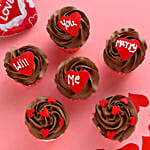 Propose Special Chocolate Cup Cake Set of 6