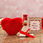 Personalised Love Message in a Bottle With Red Heart