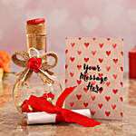 Personalised Love Message in a Cute Bottle