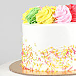 Colourful Flowers 5 Layer Vanilla Cake- Eggless 1 Kg