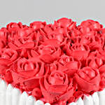 Pretty Roses Black Forest Cake- Eggless 1 Kg