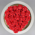 Pretty Roses Black Forest Cake- Eggless 2 Kg