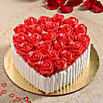 Pretty Roses Black Forest Cake- Eggless Half Kg