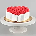 Pretty Roses Black Forest Cake- Eggless Half Kg