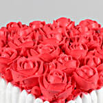 Pretty Roses Black Forest Cake- Eggless Half Kg