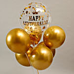 Golden Anniversary Balloon Bouquet