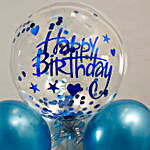 Blue Theme Birthday Balloon Bouquet