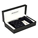 Mensome Dotted Blue Neck Tie Gift Set & Love Umbrella Card