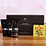 The Man Company Face Care Kit & Love Quote Table Top
