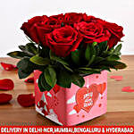 Love Special Roses In Love You Vase