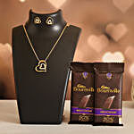 Forever Heart Necklace Set & Cadbury Bournville