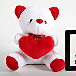 Love Heart Necklace Set & Cute Teddy