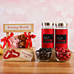 Almond and Cranberry Chocolate Jars With Teddy Bear