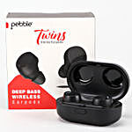 Personalised Pebble Twins Deep Bass Wireless earbuds