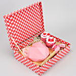 Soothing Pink Choco Treat Box & Pretty Necklace Set