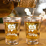 For Couple Personalised Shot Glass Set of 2